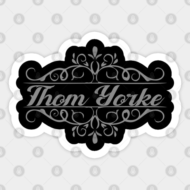 Nice Thom Yorke Sticker by mugimugimetsel